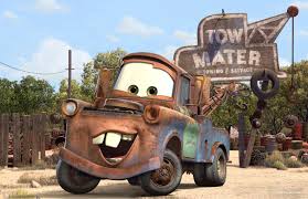 Google Search for "Tow-Mater" yielded this adorable pic.  If this is your pic and you would like me to take it down I will- no problem.